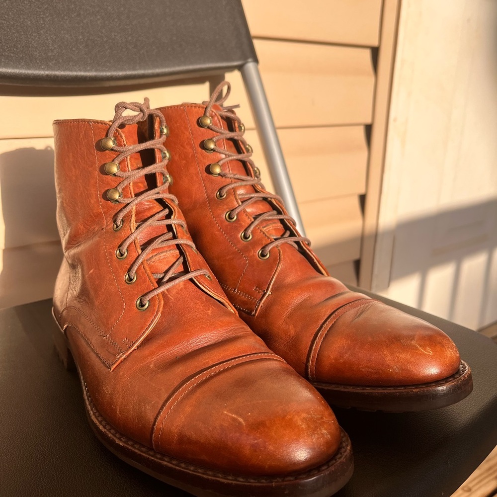 Cole Haan Tan Leather Men's Boots